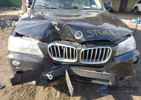 2013 BMW X3 xDrive28I z USA, uszkodzony, nr VIN 5UXWX9C54D0A32796